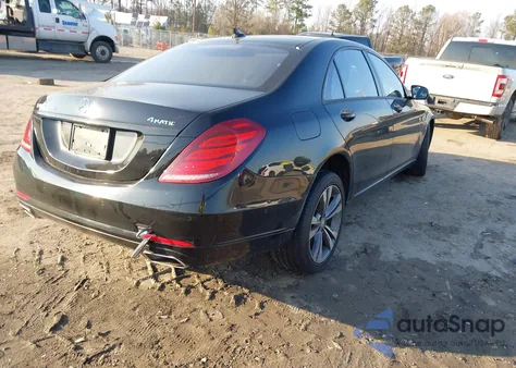 2016 Mercedes-Benz S 550 4Matic из США, поврежденный, VIN WDDUG8FB4GA253711